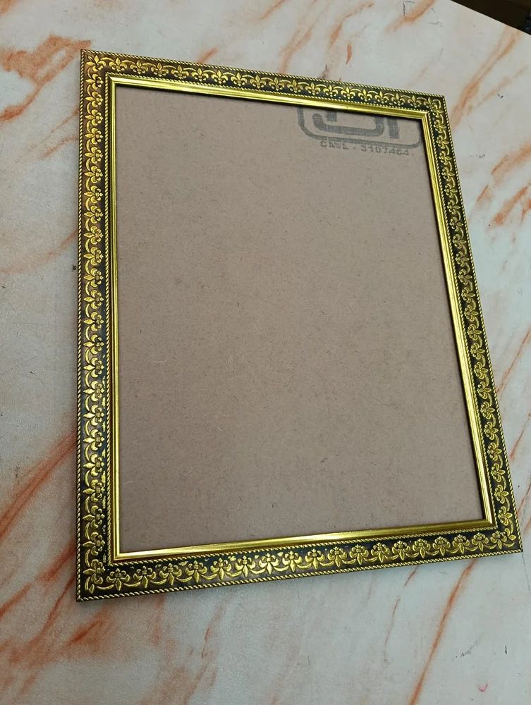 Golden (Base) and Black Wooden Photo Frames, For Home, Size: 22W X 28L (cm)